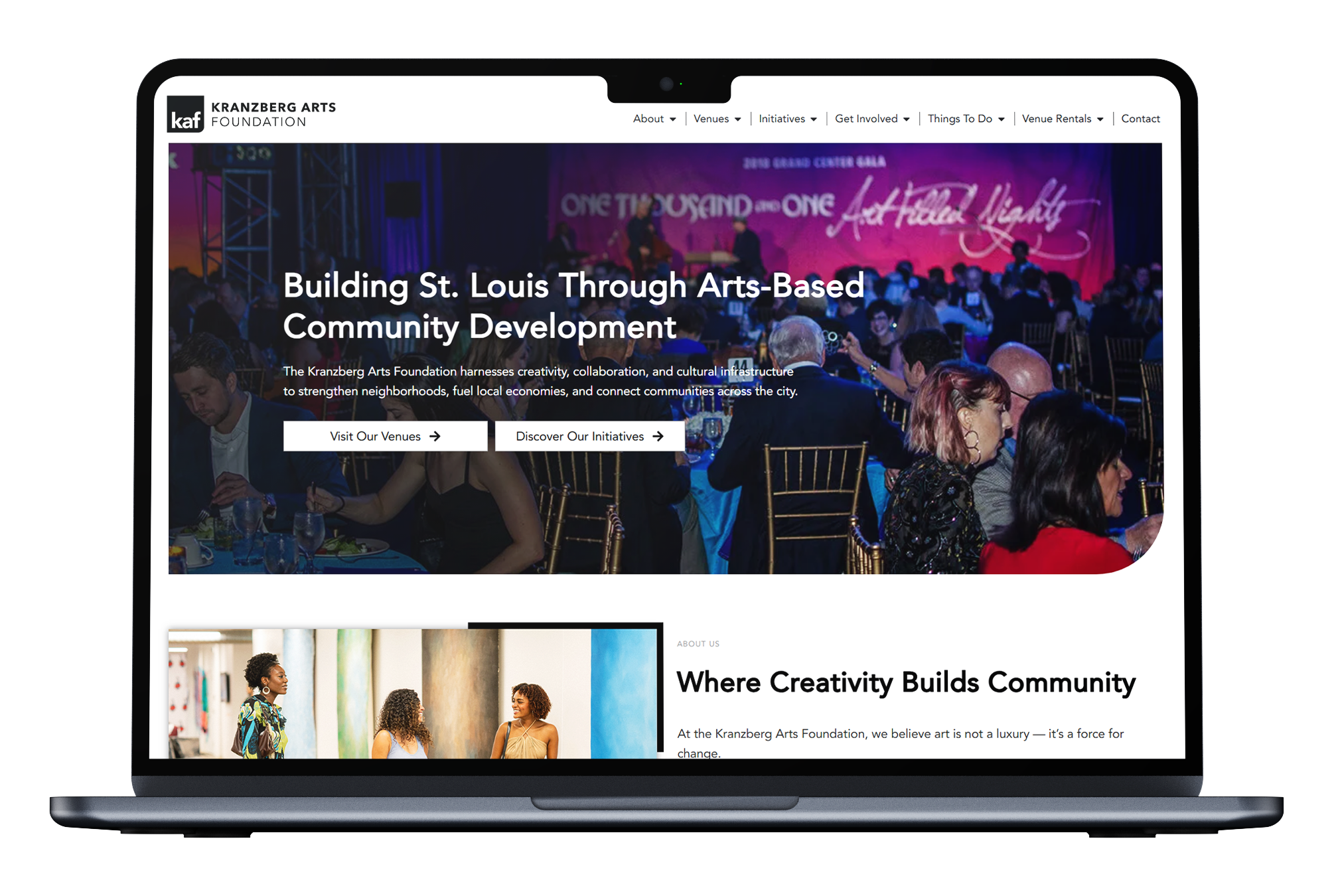 KAF Arts Platform Built as a Scalable Digital Hub for a Multi-Venue Arts Organization