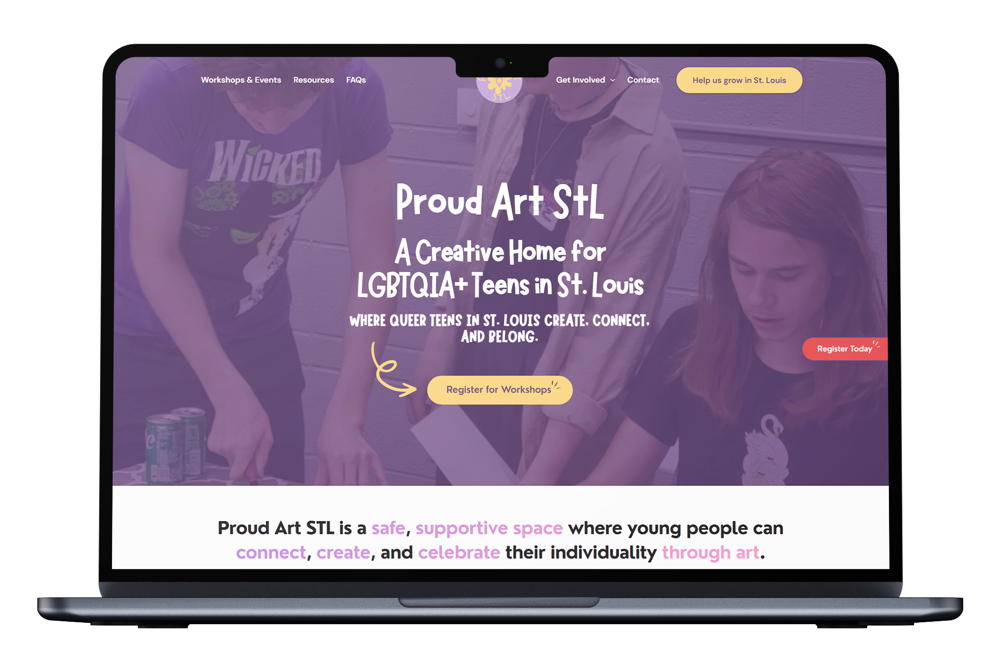 Proud Arts STL Nonprofit Website Redesigned to Drive Engagement and Community Impact